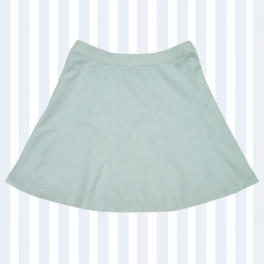 NWT Abercrombie & Fitch Blue "Suede" Mini A-Line Button Skirt Women's Sz 2 - Picture 3 of 9